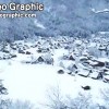 白川乡 五崮山 雪景